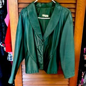 Gently used Ann Taylor leather jacket.